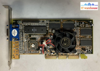 Vintage Nvidia VANTA A4-M64 VANTASD / VANTATV-D1 AGP Graphics Card AM64D1-32M ~