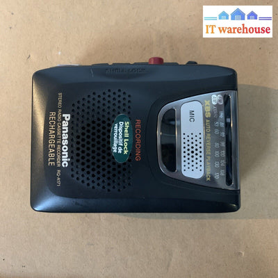 Vintage Panasonic Portable Cassette player recorder RQ-A171 For Parts Or Repair