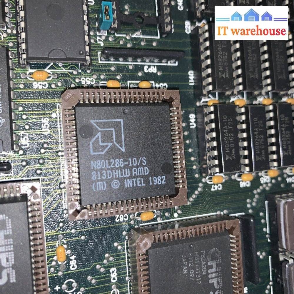 Vintage PC Motherboard 1980s 286 CPU 037-3.3-0288