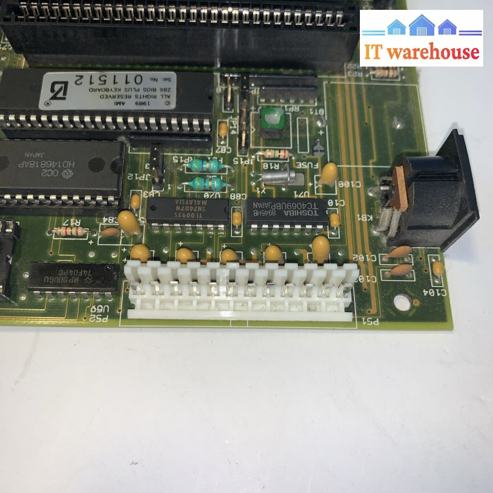 Vintage PC Motherboard 1980s 286 CPU 90-09944 / 9004-16027