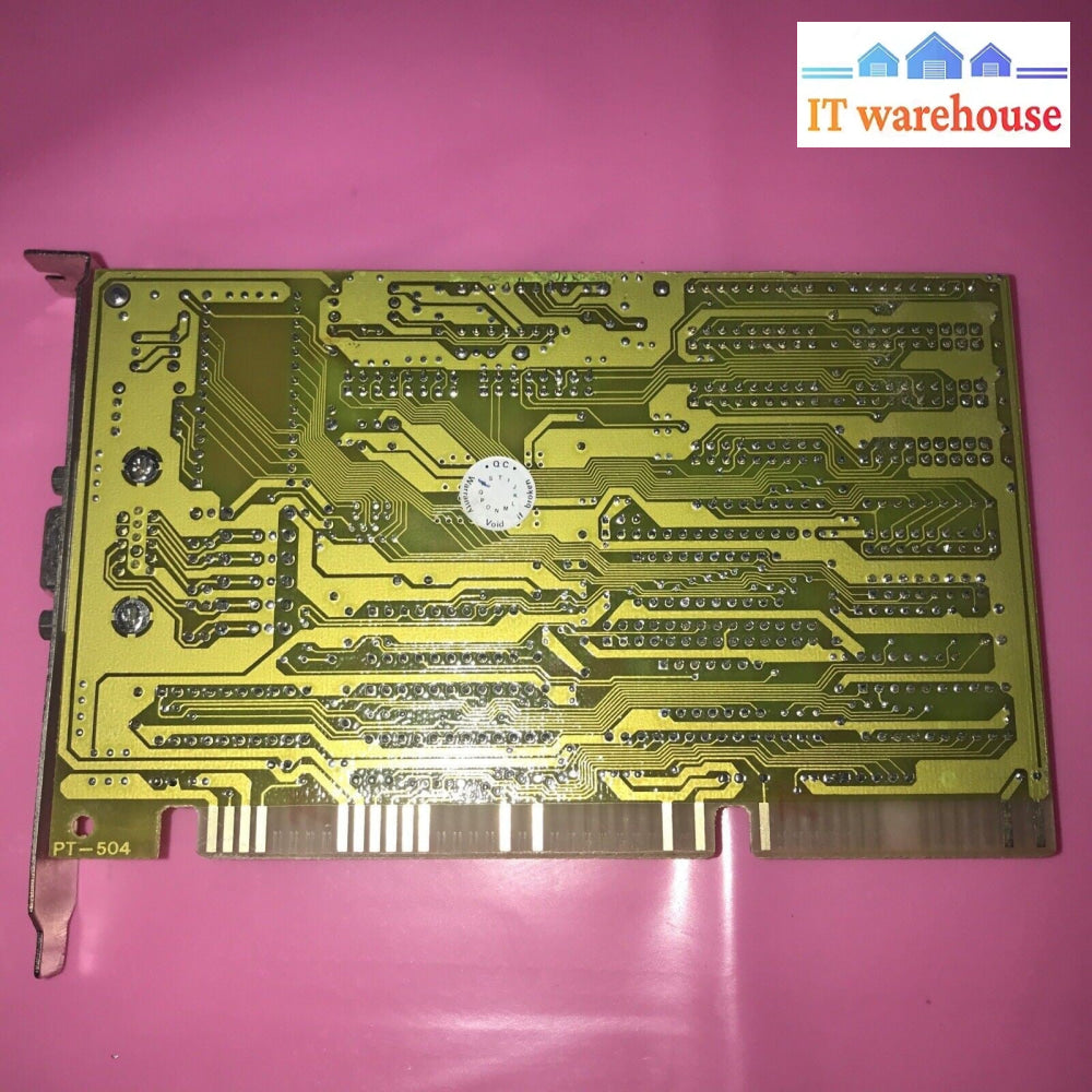 Vintage PINE PT-504 16-bit ISA video card 1024 x 768