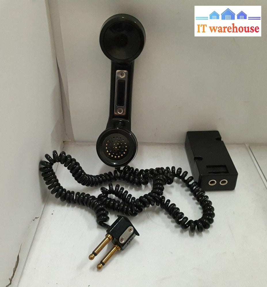 - Vintage Push To Talk Handset 396A  with Connector