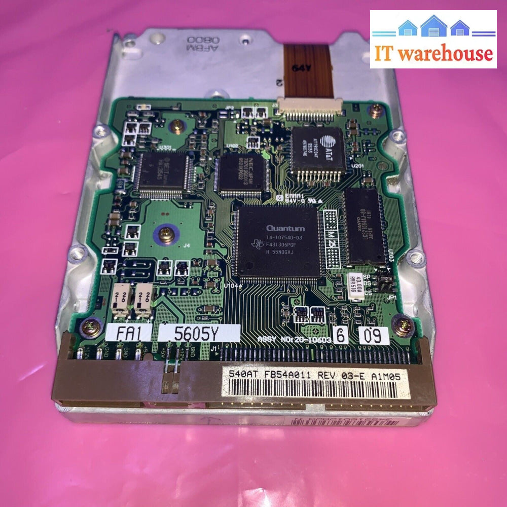 Vintage~ Quantum FB54A011 REV 03 IBM 06H8729 Fireball 540AT 540MB IDE Hard Drive