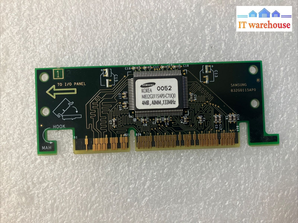Vintage Rare Samsung M832G0115Ap0-C70Q0 4Mb 133Mhz Aimm Agp Memory ~