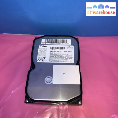 Vintage Samsung 10.2GB 5400RPM 3.5" Ultra DMA 66 IDE EIDE Hard Drive SV1021D/TGE