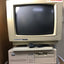 Vintage Samsung S330 8086 Computer & Mini.micro Mm-1453M1 Ega Monitor Kb + Ms