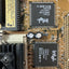 Vintage Socket 7 Loaded Motherboard With Cpu And Memory ~