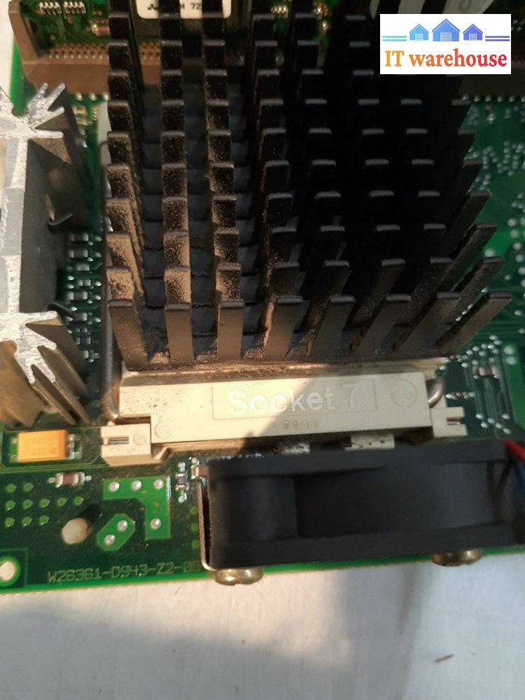 - VINTAGE SOCKET 7 MOTHERBOARD S26361-D943-A62 W26361-D943-X-03 (W/CPU&RAM)