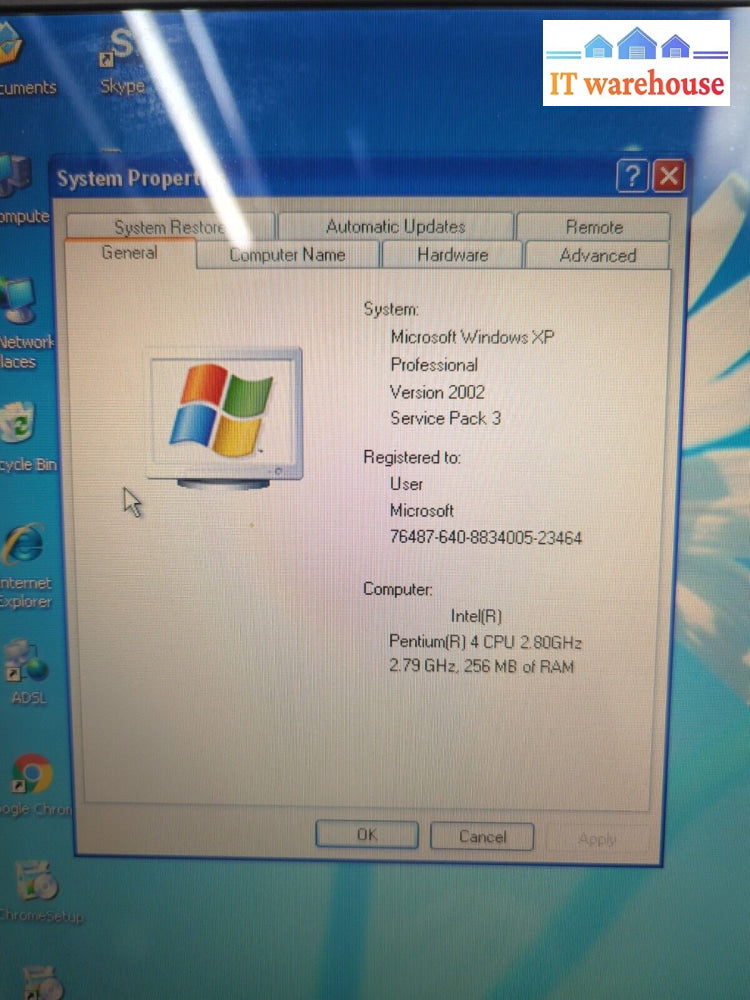 VINTAGE Sony PCG-9P3P 14’’ LAPTOP INTEL P4 2.8GHz CPU/256MB RAM/100GB HDD/WIN XP-