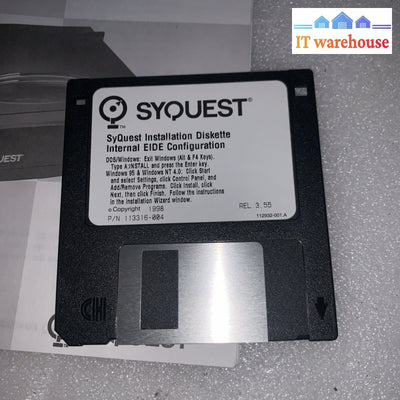 Vintage ~ Syquest Sparq 1.0GB Internal EIDE DOS/Windows 95 / NT 4.0 drive