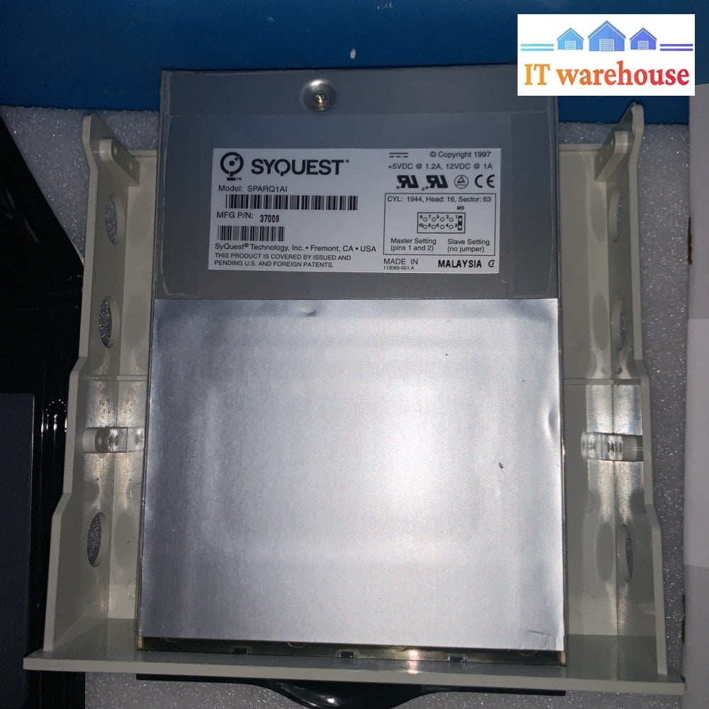 Vintage ~ Syquest Sparq 1.0GB Internal EIDE DOS/Windows 95 / NT 4.0 drive