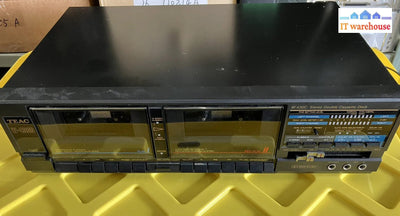 ~ Vintage TEAC W-430C Stereo Double Tape Cassette , DOLBY B C NR.
