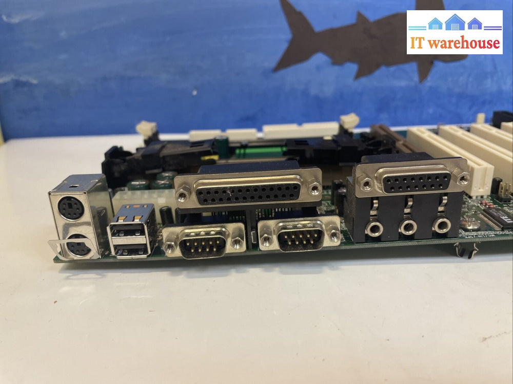 Vintage Tekcon desktop PC MotherBoard slot 1 REV 1.2 with 3x ISA 4x PCI 