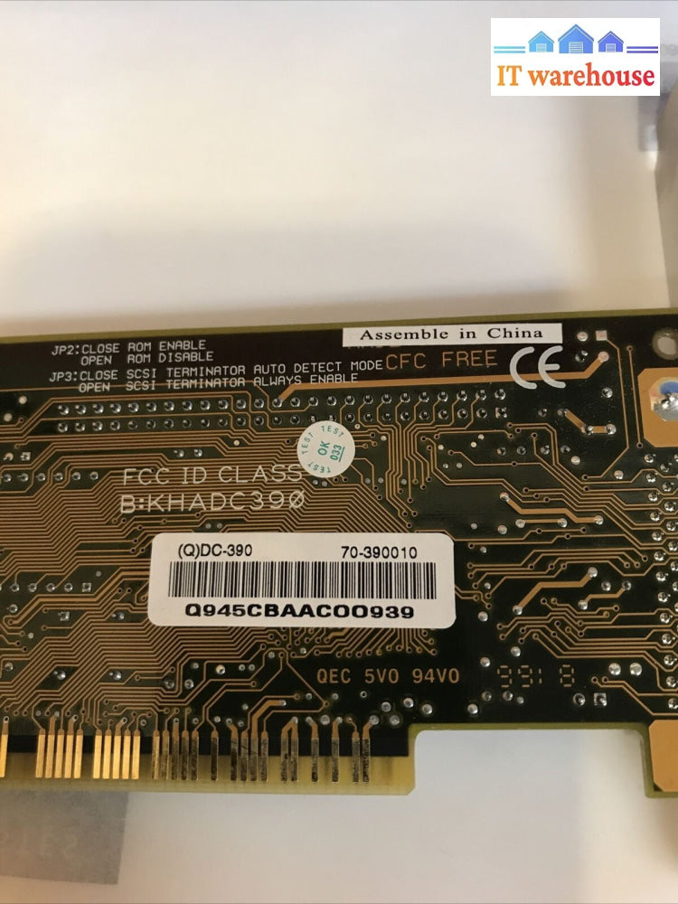 Vintage Tekram DC-390 Pci SCSI Controller Card