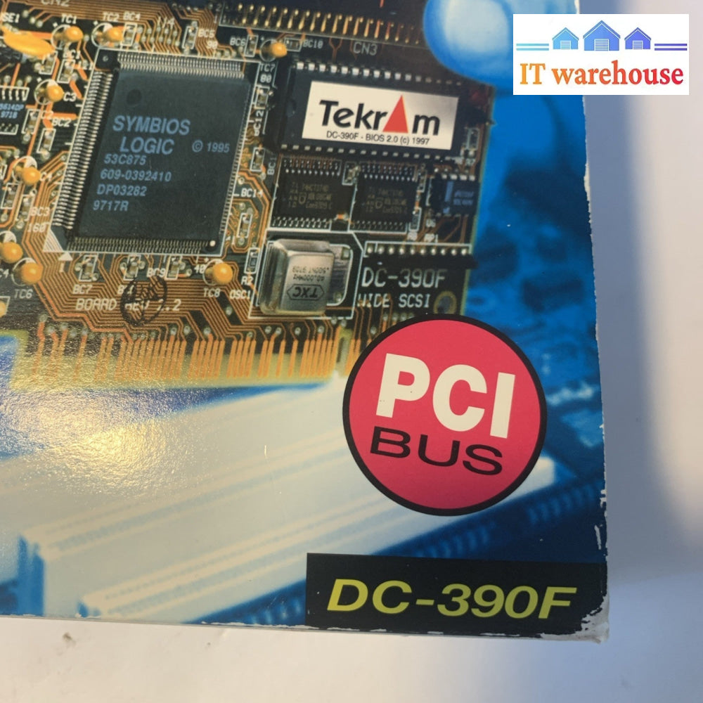 Vintage ~ Tekram Technology DC-390F Wide SCSI Controller Card PCI Adapter