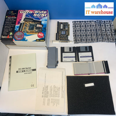 Vintage ~ Tekram Technology DC-390F Wide SCSI Controller Card PCI Adapter