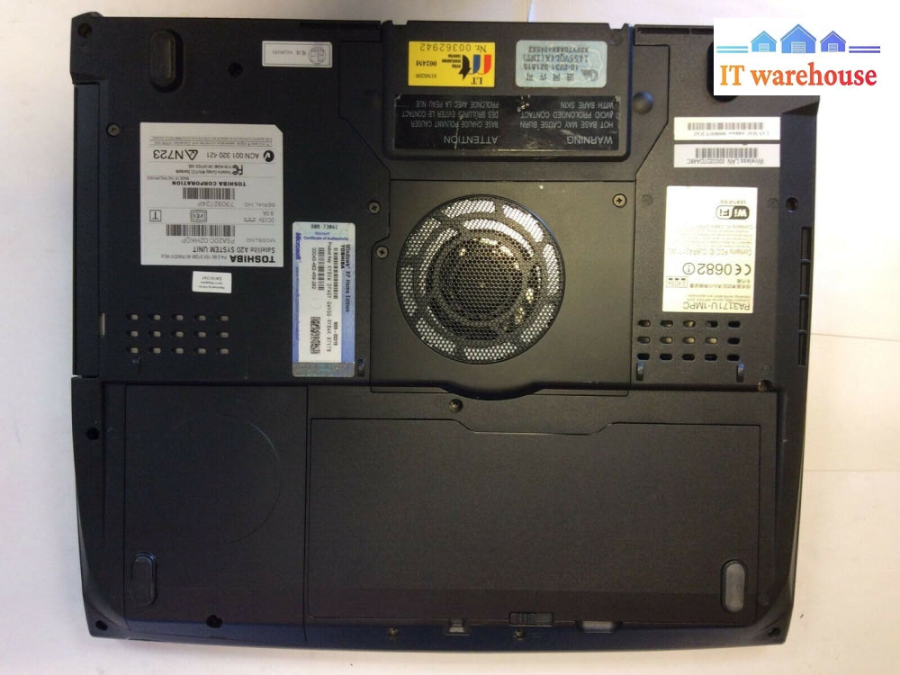 (Vintage)Toshiba Satellite A20 15’Laptop P4 512Mb Ram 40Gb Hdd No Os For Parts