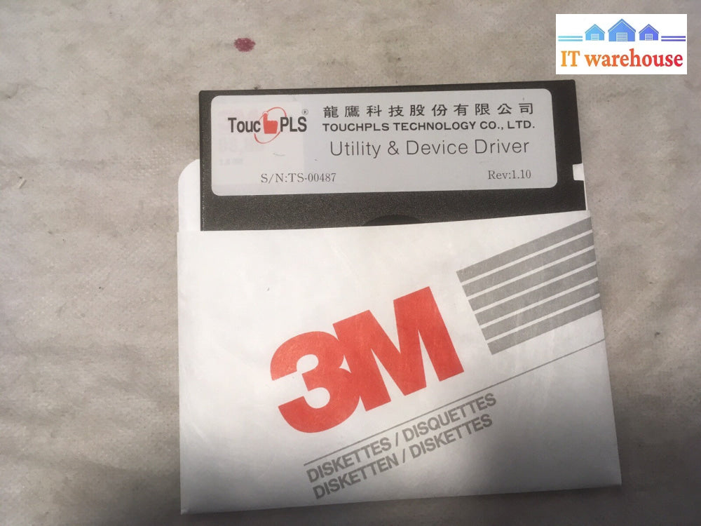 + Vintage Touch plus Touch Screen Monitor Accessories W/ 3M 5” Disk Driver