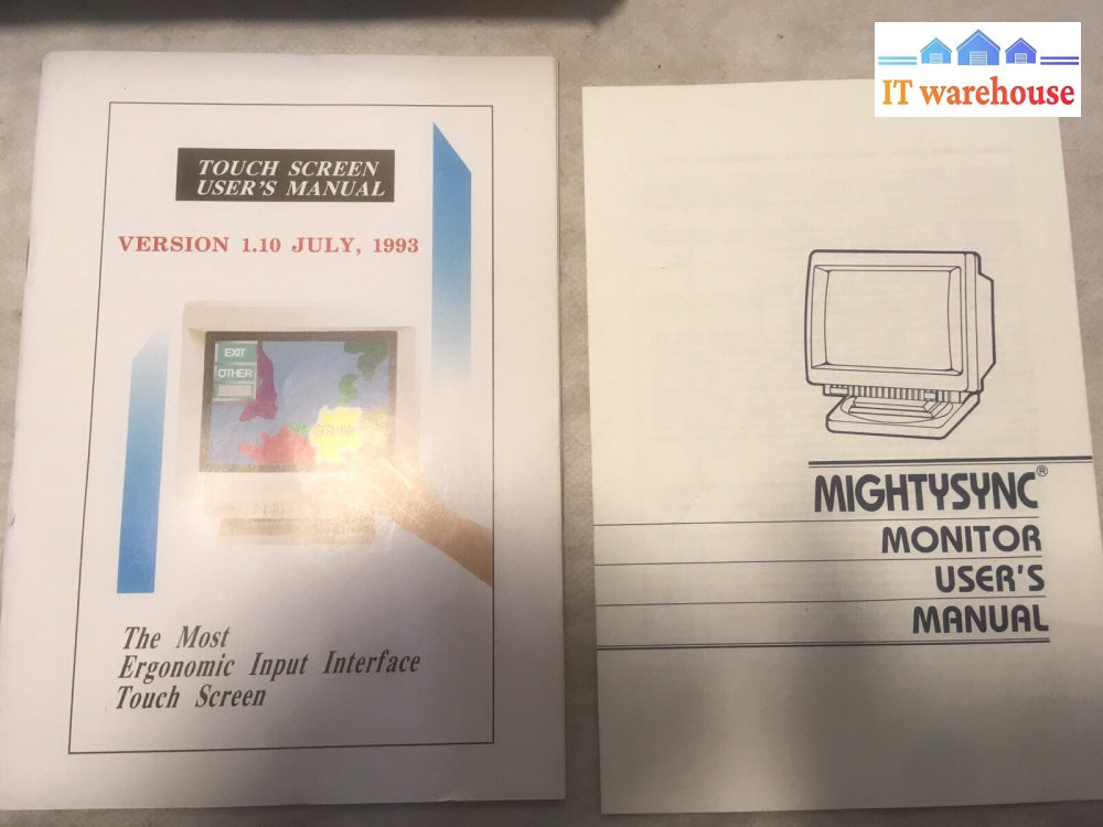 + Vintage Touch plus Touch Screen Monitor Accessories W/ 3M 5” Disk Driver