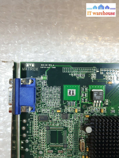- VINTAGE VGA GRAPHICS CARD MATROX 834-00