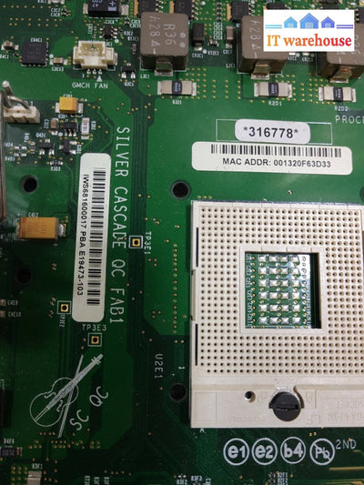 - VINTAGE VIA INTEL SILVER CASCADE Motherboard E19473-103 316778 W/1G RAM