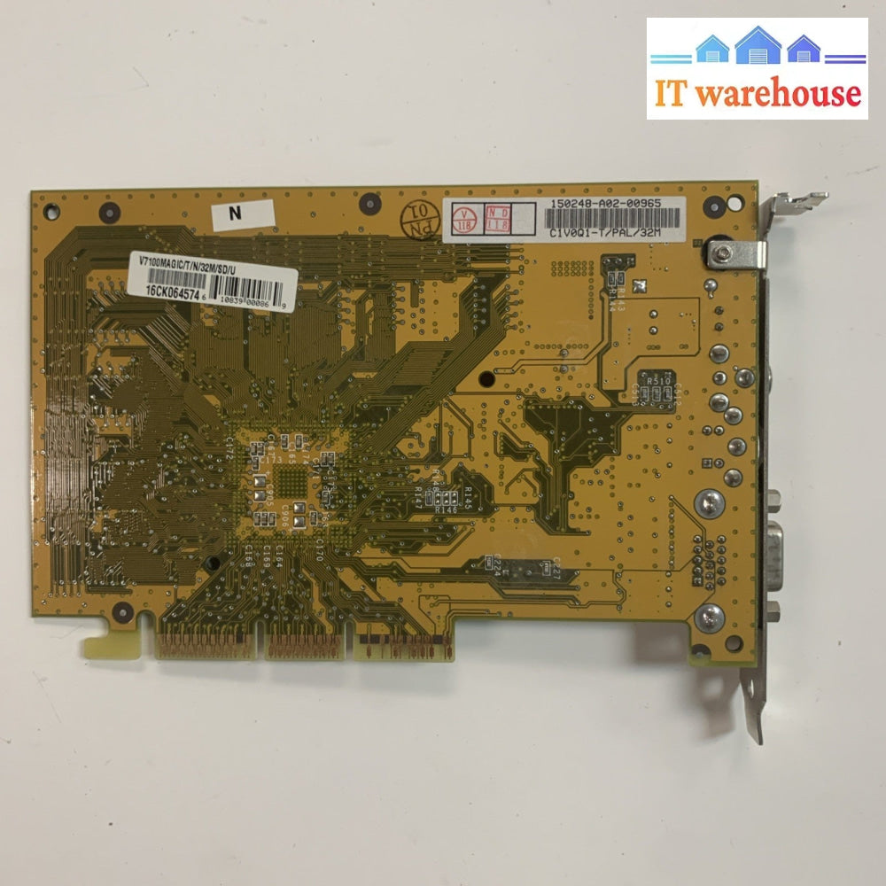 Vintage Video card - ASUS V7100MAGIC/T/N/32M/SD/U  AGP