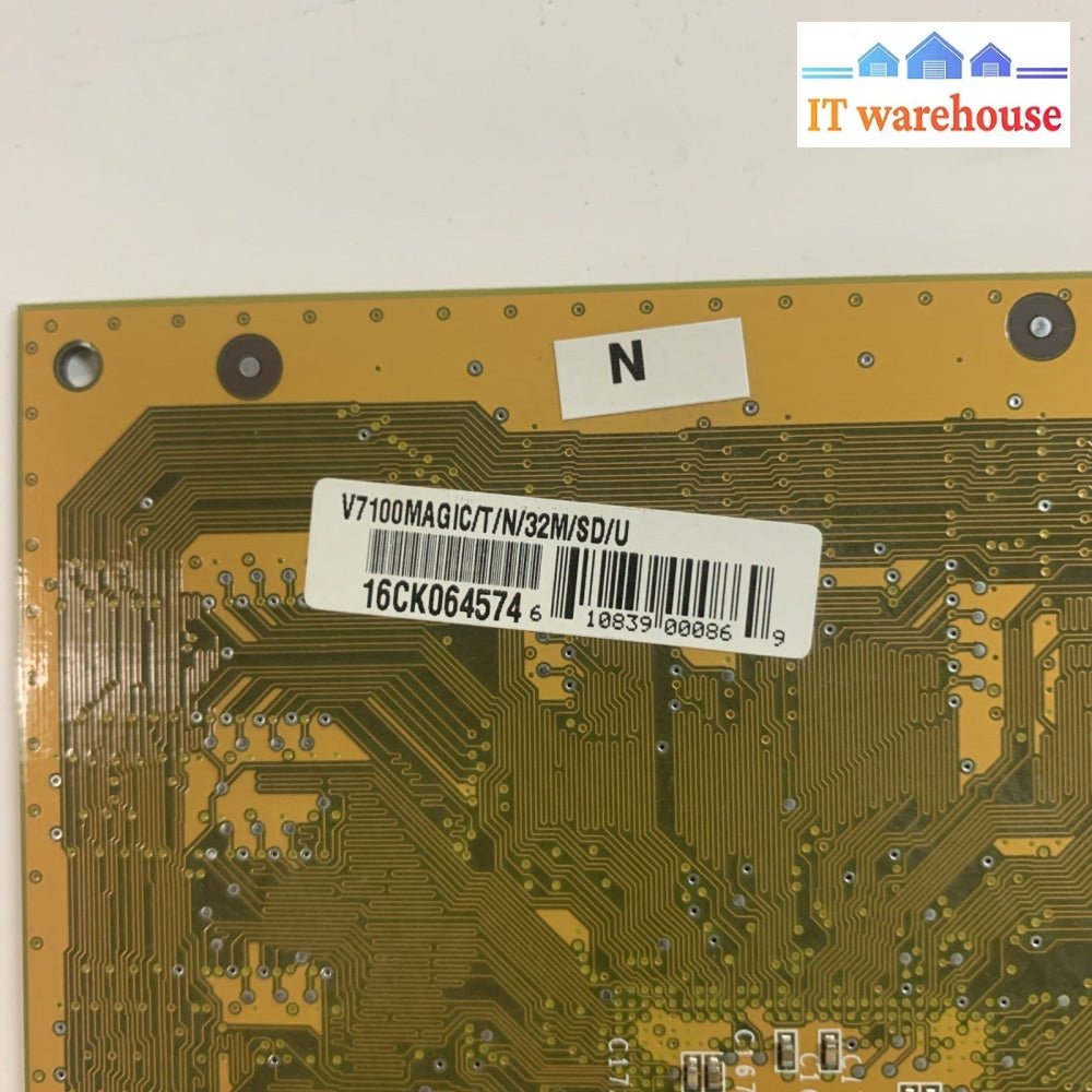 Vintage Video card - ASUS V7100MAGIC/T/N/32M/SD/U  AGP