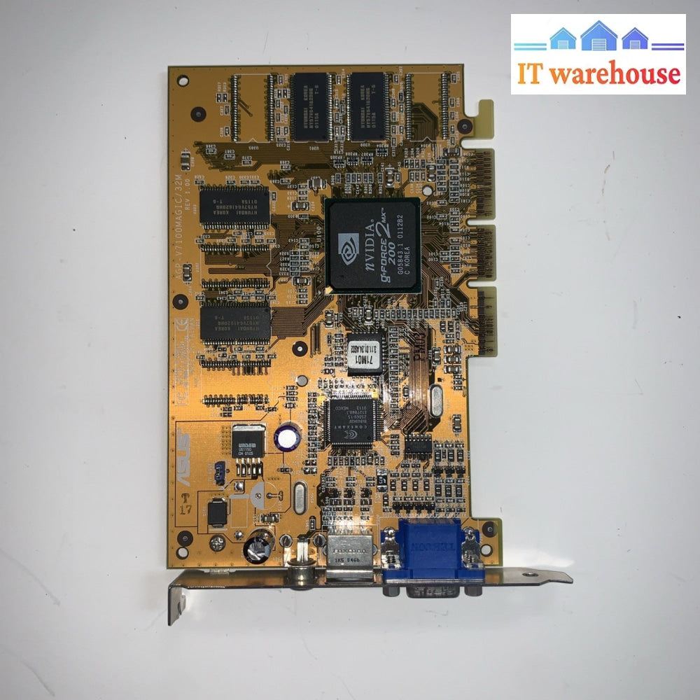 Vintage Video card - ASUS V7100MAGIC/T/N/32M/SD/U  AGP