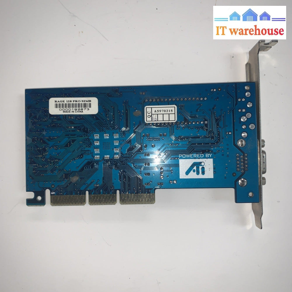 Vintage Video card - ATI-128 PRO Ver.B 32MB AGP