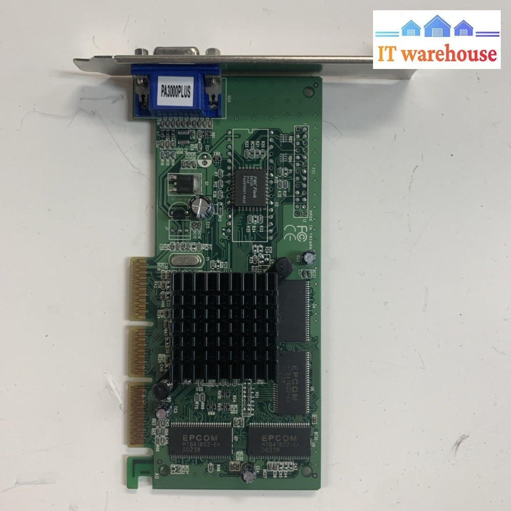 Vintage Video card - PA3000Plus AGP PA3000 Plus