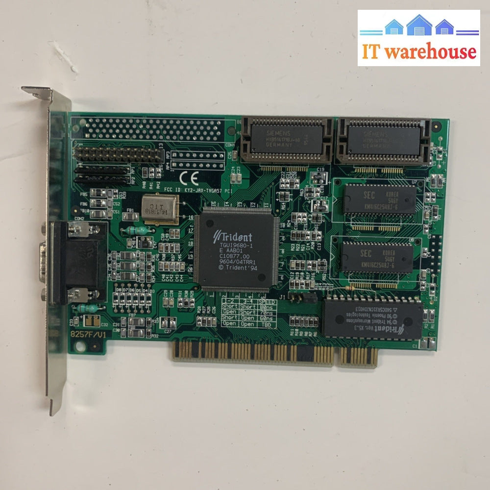 Vintage Video card - PCI Trident TGUI9680-1 VGA Gaming Card