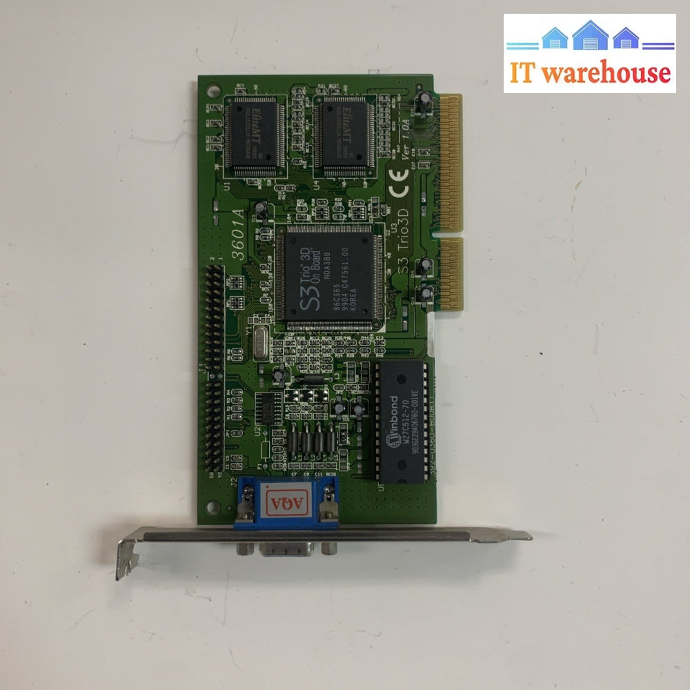 Vintage Video card - S3 Trio 3D  3601A ATG3601 4M