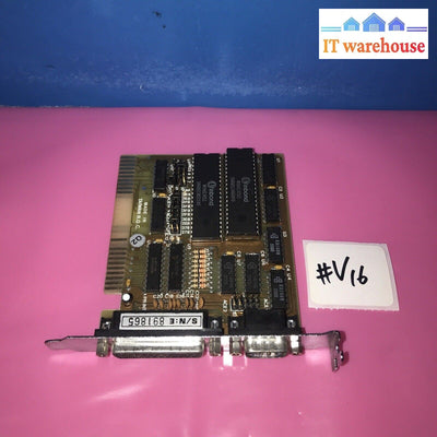 Vintage Winbond W86C451 16 BIT ISA Serial 9PIN / 25PIN Retro Controller Card.