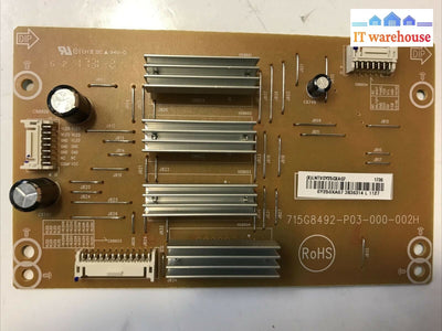 Vizio E65-E1 LED Driver LNTVGY25GXAG7 715G8492-P03-000-002H