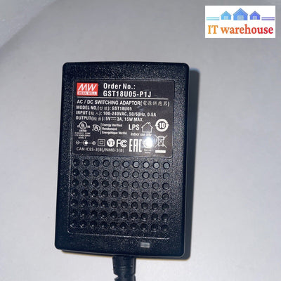 Wall Mount AC Adapters 15W 5V 3A Level VI USA plug