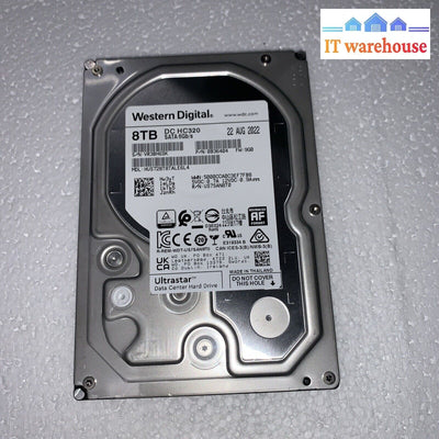 WD 8TB (SATA) HUS728T8TALE6L4 HC320 Ultrastar 3.5’’ HDD hard drive