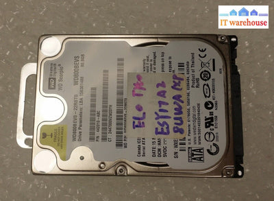 WD Scoripio 2.5'' hard drive w/ ELO TYCO ESY17A2-8UWA HD caddy & windows xp