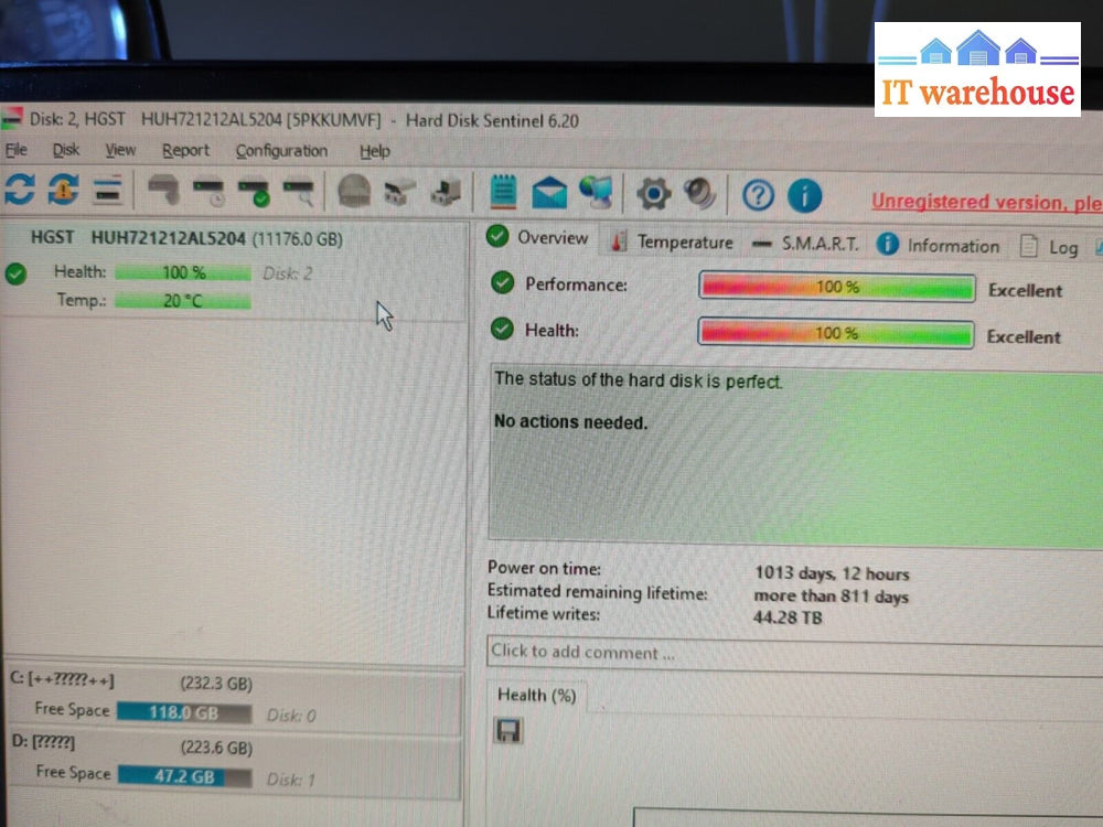 WD Ultrastar DC HC520 12TB (SAS) Hard drive (800 + days lifespan warranty 2026)