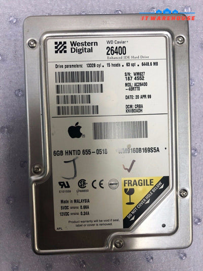~Western Digital HNTID 655-0518 6G For Apple @@@