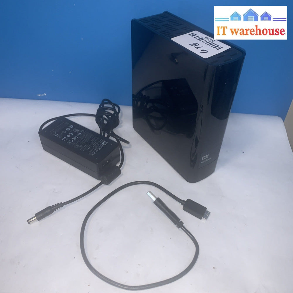 Western Digital WD 3.5" My Book 4TB USB 3.2 Gen 1 HDD WDBBGB0040HBK-NA