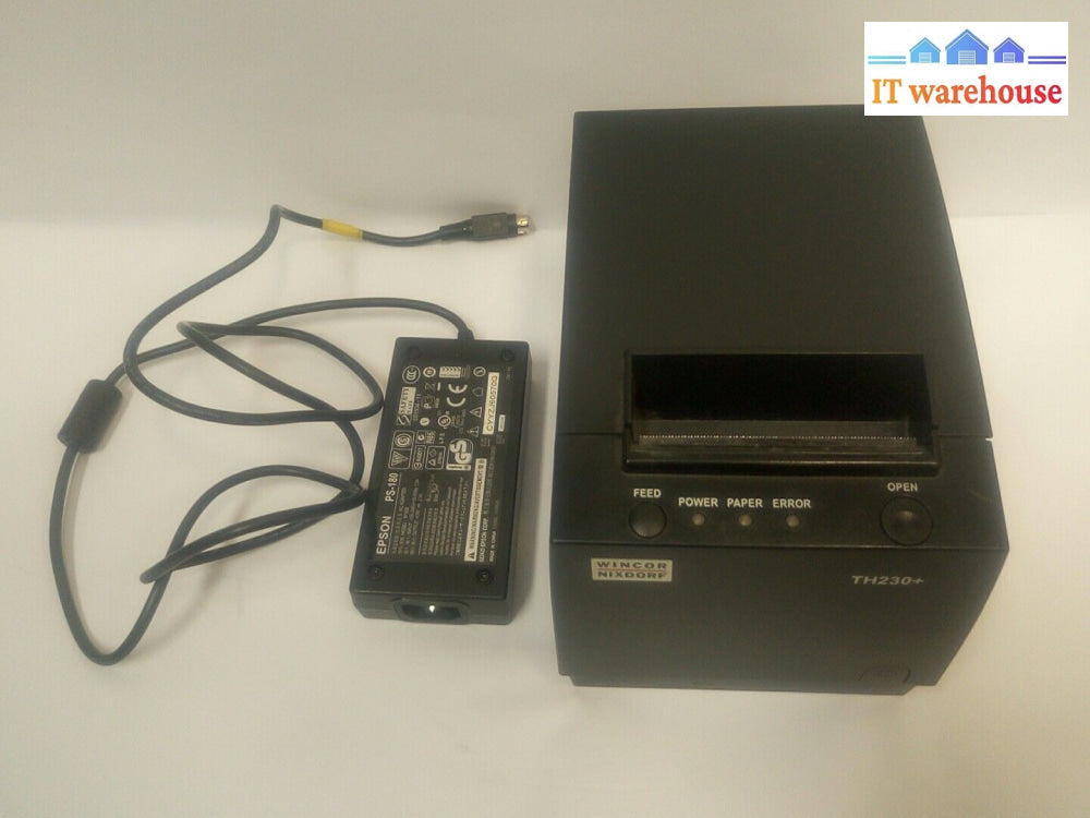 - Wincor Nixdorf TH230+ High Speed Black POS Direct Thermal Receipt USB Printer