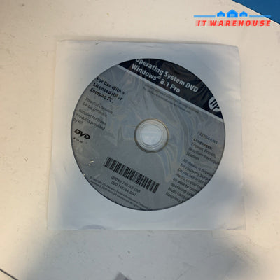 Windows 8.1 Pro HP or Compaq 64-bit Re-Installation DVD 748763/748764-DN1