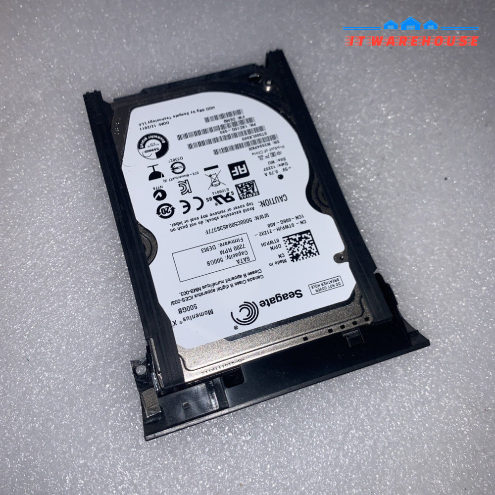 (Windows XP SP3) 500GB Hard Drive/caddy  for  Dell Inspiron 6430s (1000+ days)