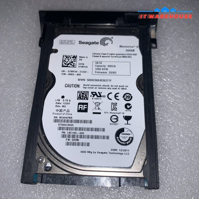 (Windows XP SP3) 500GB Hard Drive/caddy  for  Dell Inspiron 6430s (1000+ days)
