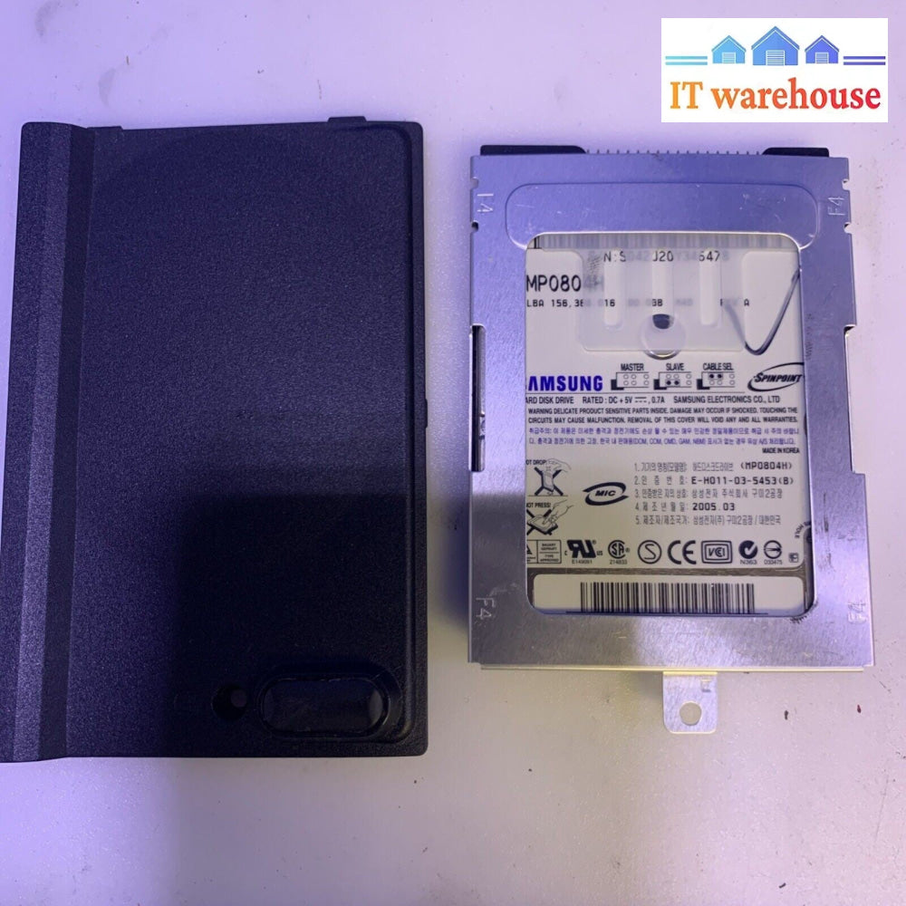 (Windows XP SP3) 80G Hard Drive/caddy cover 4 Toshiba Satellite A50 (1000+ days)
