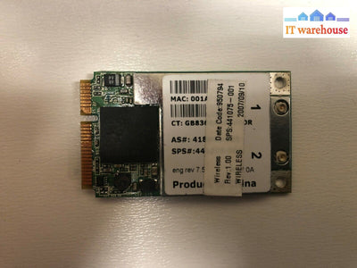 * WIRELESS network card BCM94311MCA WMIB-216AG 