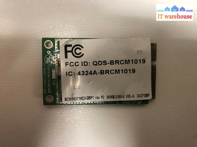 * WIRELESS network card BCM94311MCA WMIB-216AG 