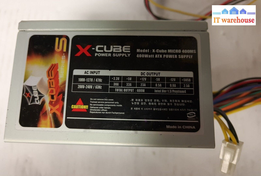 - X-CUBE 400W MICRO POWER SUPPLY X-CUBE MICRO 400MS