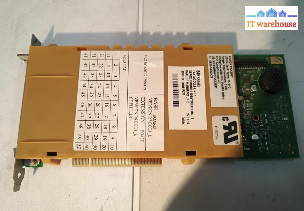 - Xerox Colorqube 9203 9201 Printer Fax Module Fax2Kit 84K36690