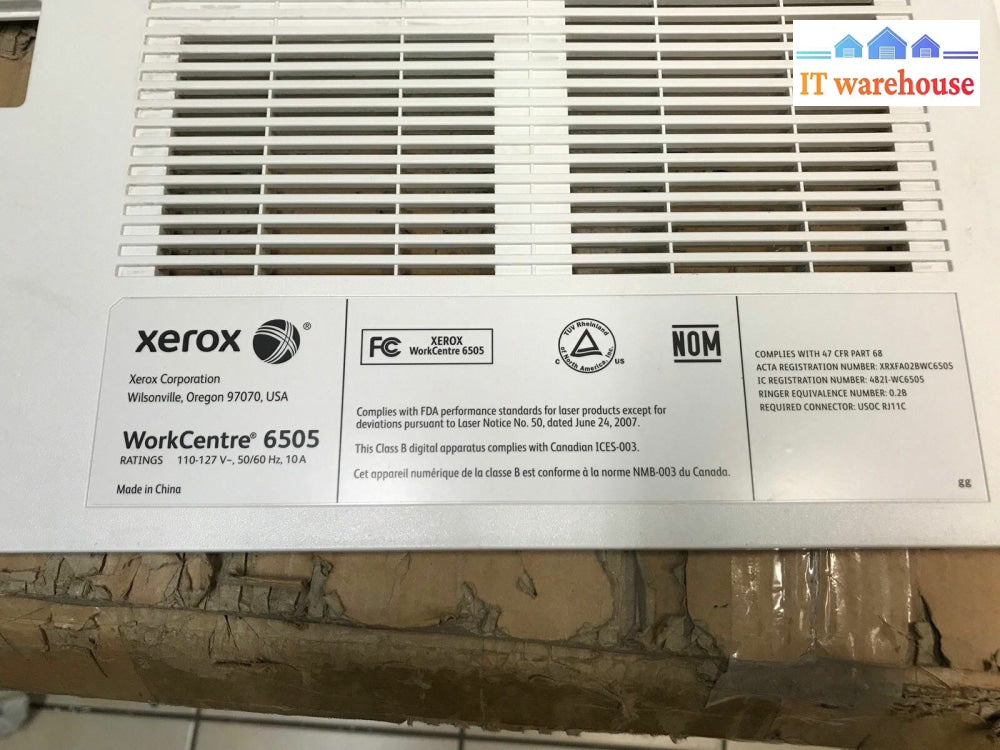 - Xerox Work Centre 6505/6605 Pwba Fax Board 960K53603